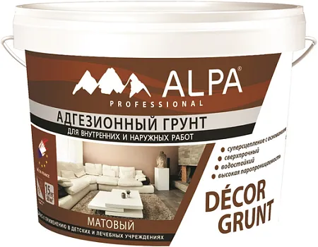 Alpa Professional Decor Grunt адгезионный грунт Alpa Professional Decor Grunt адгезионный грунт недорого с доставкой