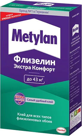 Метилан Флизелин Экстра Комфорт клей для всех типов флизелиновых обоев Метилан Флизелин Экстра Комфорт клей для всех типов флизелиновых обоев