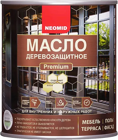 Неомид масло деревозащитное для террас Неомид масло деревозащитное для террас