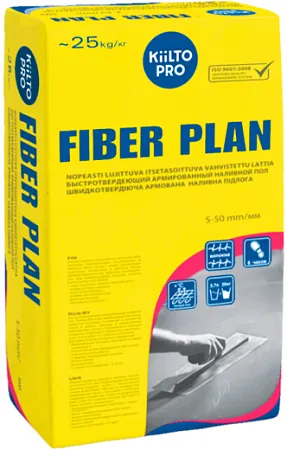 Kiilto Fiber Plan быстротвердеющий армированный наливной пол Kiilto Fiber Plan быстротвердеющий армированный наливной пол недорого с доставкой