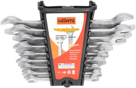 Hortz набор ключей рожковых двусторонних Hortz набор ключей рожковых двусторонних недорого с доставкой