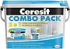 Ceresit Combo Pack 2 в 1 набор для гидроизоляции (мастика + лента) недорого с доставкой