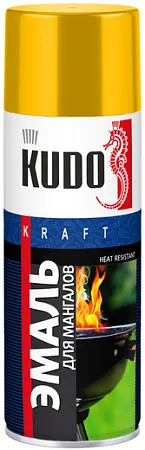 Kudo Kraft Heat Resistant эмаль для мангалов термостойкая Kudo Kraft Heat Resistant эмаль для мангалов термостойкая