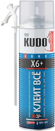 Kudo Bond Клеит Все X6+ универсальный монтажный полиуретановый клей-пена Kudo Bond Клеит Все X6+ универсальный монтажный полиуретановый клей-пена недорого с доставкой