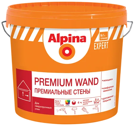 Alpina Expert Premium Wand премиальная краска для стен Alpina Expert Premium Wand премиальная краска для стен недорого с доставкой