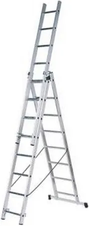 Вихрь лестница алюминиевая трехсекционная Вихрь лестница алюминиевая трехсекционная