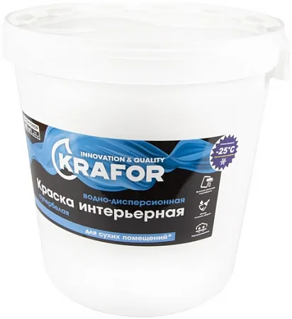 Крафор водно-дисперсионная краска акриловая интерьерная Крафор водно-дисперсионная краска акриловая интерьерная