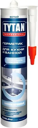Титан Professional Кухни и Ванные герметик силиконовый санитарный Титан Professional Кухни и Ванные герметик силиконовый санитарный недорого с доставкой