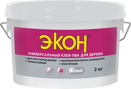 Экон ПВА универсальный клей-ПВА для дерева Экон ПВА универсальный клей-ПВА для дерева недорого с доставкой