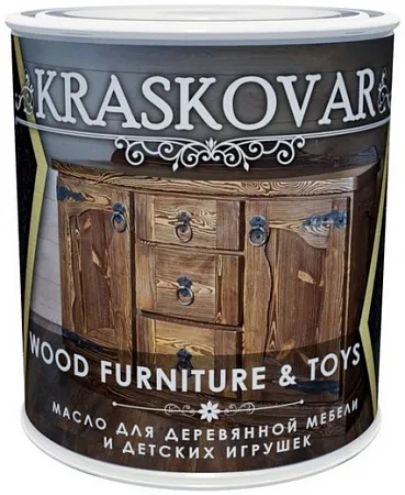 Красковар Wood Furniture & Toys масло для мебели и детских игрушек Красковар Wood Furniture & Toys масло для мебели и детских игрушек