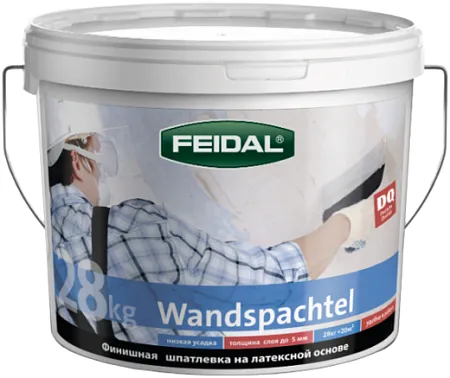 Feidal Wandspachtel универсальная финишная латексная шпатлевка Feidal Wandspachtel универсальная финишная латексная шпатлевка