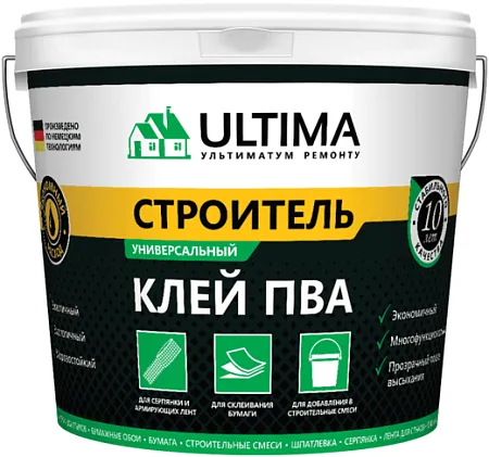 Ultima ПВА Строитель клей универсальный Ultima ПВА Строитель клей универсальный