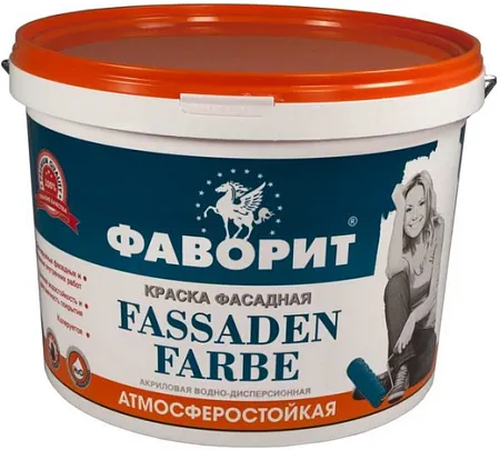 Фаворит ВД-АК-11 Ф-1 Э Fassaden Farbe краска универсальная акриловая водно-дисперсионная Фаворит ВД-АК-11 Ф-1 Э Fassaden Farbe краска универсальная акриловая водно-дисперсионная недорого с доставкой