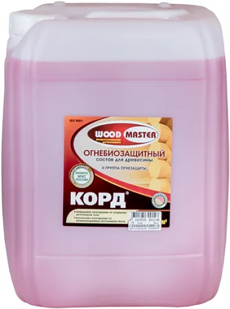 Woodmaster Корд огнебиозащитный состав для древесины Woodmaster Корд огнебиозащитный состав для древесины