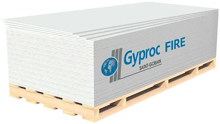 Гипрок Fire гипсовая негорючая плита Гипрок Fire гипсовая негорючая плита