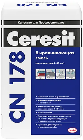 Ceresit CN 178 выравнивающая смесь Ceresit CN 178 выравнивающая смесь недорого с доставкой