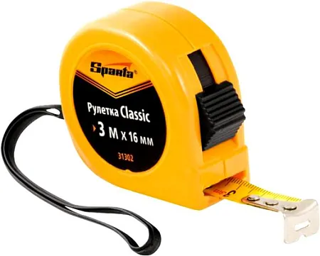 Sparta Classic рулетка с ручной фиксацией Sparta Classic рулетка с ручной фиксацией