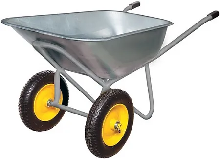 Бибер тачка строительная оцинкованная Бибер тачка строительная оцинкованная