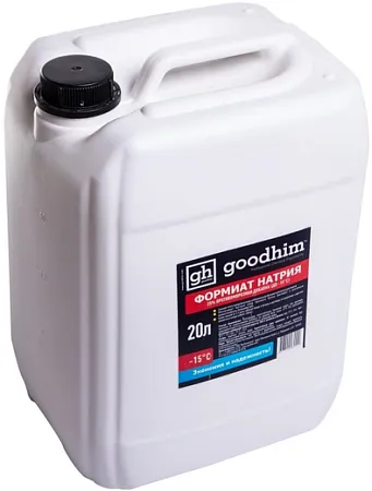 Goodhim ФН-25% формиат натрия противоморозная добавка Goodhim ФН-25% формиат натрия противоморозная добавка недорого с доставкой