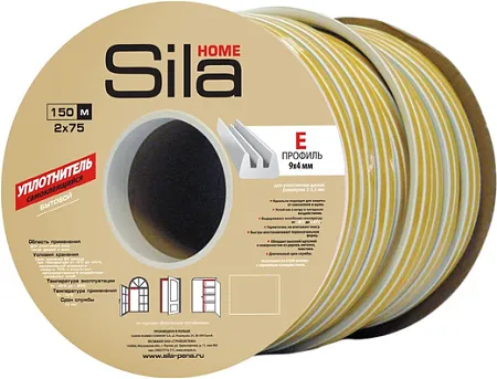 Sila Home уплотнитель самоклеящийся бытовой Sila Home уплотнитель самоклеящийся бытовой