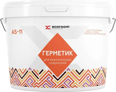 Ecoroom AS11 герметик акриловый для межпанельных швов Ecoroom AS11 герметик акриловый для межпанельных швов