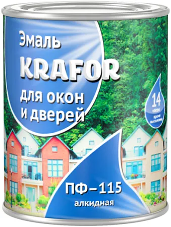 Крафор ПФ-115 эмаль для окон и дверей алкидная Крафор ПФ-115 эмаль для окон и дверей алкидная недорого с доставкой