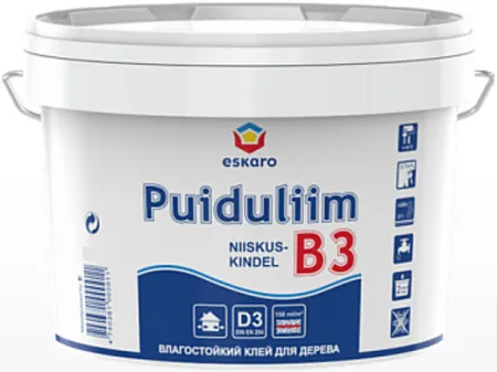 Eskaro Puiduliim Niiskuskindel B3 влагостойкий клей для древесины Eskaro Puiduliim Niiskuskindel B3 влагостойкий клей для древесины
