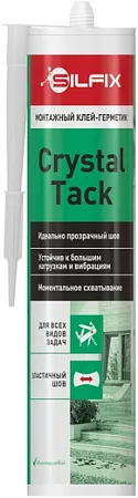 Sila Silfix Hybrid Bond Crystal Tack монтажный клей-герметик Sila Silfix Hybrid Bond Crystal Tack монтажный клей-герметик недорого с доставкой