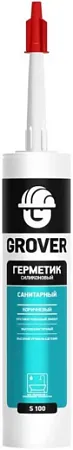 Grover S 100 герметик силиконовый санитарный Grover S 100 герметик силиконовый санитарный
