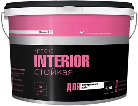 Alpa Element SE Interior Plus акриловая краска износостойкая Alpa Element SE Interior Plus акриловая краска износостойкая