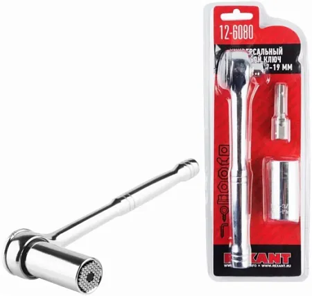 Rexant ключ торцевой универсальный с трещоткой Rexant ключ торцевой универсальный с трещоткой недорого с доставкой