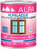 Alpa Alpalaque эмаль алкидная для окон и дверей супербелая недорого с доставкой