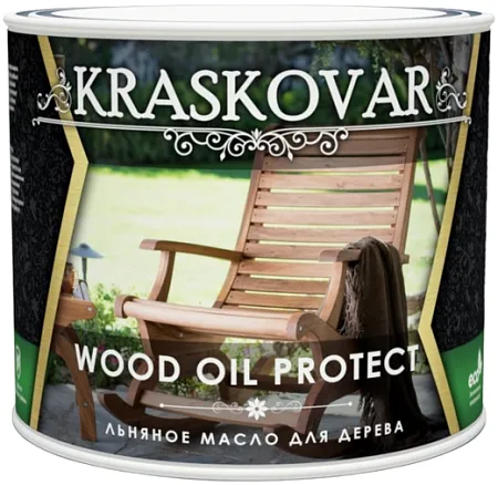 Красковар Wood Oil Protect масло льняное для дерева Красковар Wood Oil Protect масло льняное для дерева