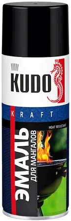 Kudo Kraft Heat Resistant эмаль для мангалов термостойкая Kudo Kraft Heat Resistant эмаль для мангалов термостойкая недорого с доставкой