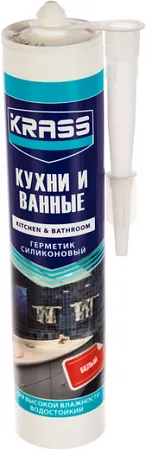Krass Кухни и Ванные герметик для высокой влажности водостойкий Krass Кухни и Ванные герметик для высокой влажности водостойкий недорого с доставкой