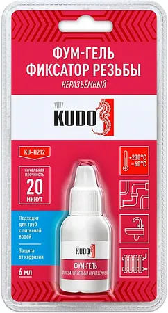 Kudo фум-гель фиксатор резьбы неразъемный Kudo фум-гель фиксатор резьбы неразъемный недорого с доставкой
