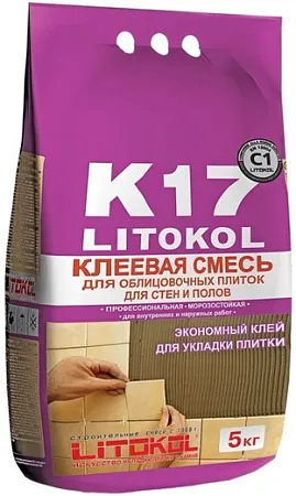Литокол K17 клеевая смесь для облицовочных плиток Литокол K17 клеевая смесь для облицовочных плиток недорого с доставкой