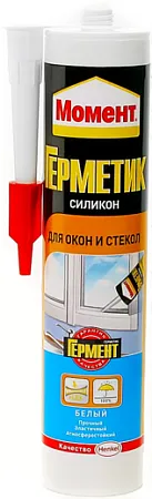Момент Силикон для Окон и Стекол герметик силиконовый Момент Силикон для Окон и Стекол герметик силиконовый