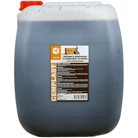 Пластификатор APIS CEMPLAST добавка в штукатурные и кладочные растворы Пластификатор APIS CEMPLAST добавка в штукатурные и кладочные растворы