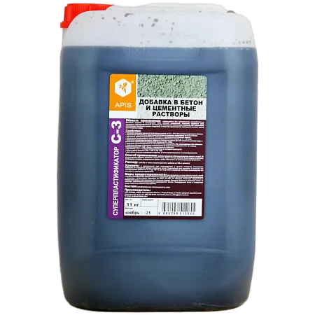 APIS СУПЕРПЛАСТИФИКАТОР С-3 добавка в бетон APIS СУПЕРПЛАСТИФИКАТОР С-3 добавка в бетон