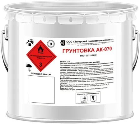 Загорский Лакокрасочный Завод АК-070 грунтовка Загорский Лакокрасочный Завод АК-070 грунтовка недорого с доставкой