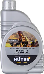 Huter 10W-40 масло полусинтетическое всесезонное недорого с доставкой
