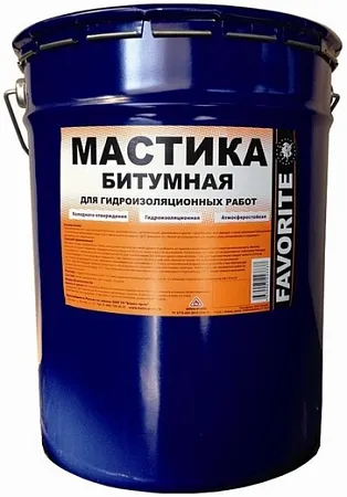 Фаворит мастика битумная для гидроизоляционных работ Фаворит мастика битумная для гидроизоляционных работ недорого с доставкой