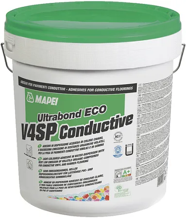 Mapei Ultrabond Eco V4SP Conductive клей для укладки токопроводящих напольных покрытий Mapei Ultrabond Eco V4SP Conductive клей для укладки токопроводящих напольных покрытий недорого с доставкой
