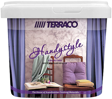 Terraco Handystyle покрытие полупрозрачное тонировочное перламутровое Terraco Handystyle покрытие полупрозрачное тонировочное перламутровое