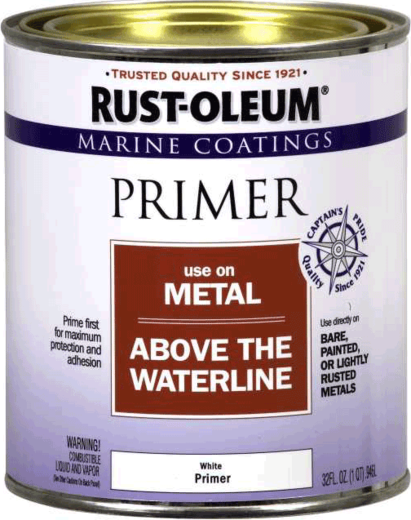 Rust-Oleum Marine Coatings Use on Metal Above the Waterline грунт для яхт и лодок выше ватерлинии