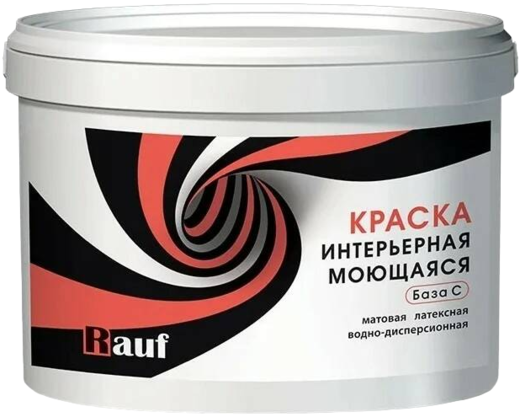 Rauf R 24 краска интерьерная моющаяся латексная водно-дисперсионная