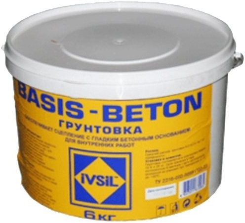 Ивсил Basis-Beton грунтовка для бетона и гладких оснований