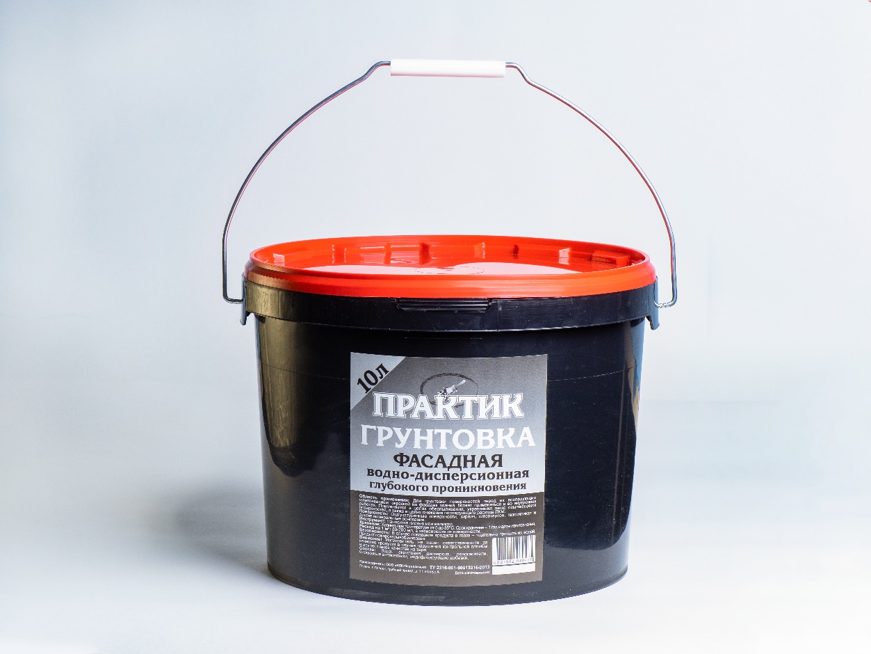 Грунтовка ПРАКТИК для наружных работ ФАСАДНАЯ