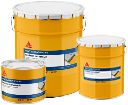 Sika Igolflex-070 битумный праймер на основе растворителя